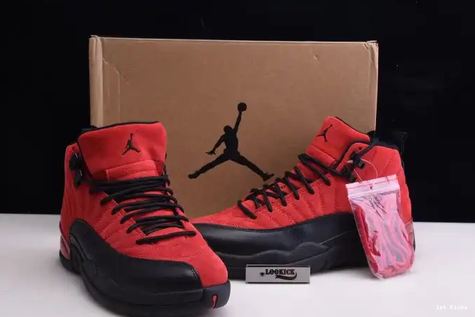 1st Kicks Shoes Jordan Retro CT8013-602 Flu 12 Air Game Reverse 0609